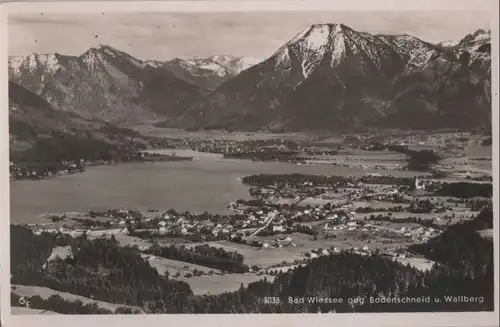 Bad Wiessee - gege Bodenschneid und Wallberg - ca. 1955