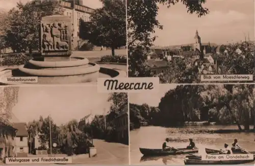 Meerane - u.a. Blick vom Moeschlerweg - 1964