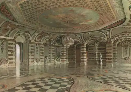 Potsdam, Sanssouci - Neues Palais, Muschelsaal - 1980