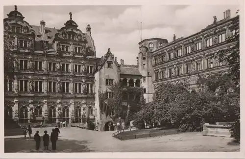 Heidelberg - Schloßhof - 1954