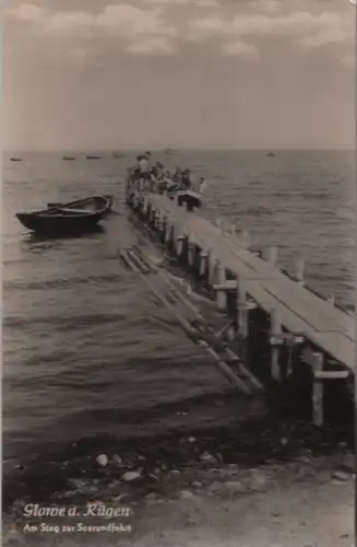 Glowe - Am Steg zur Seerundfahrt - 1959