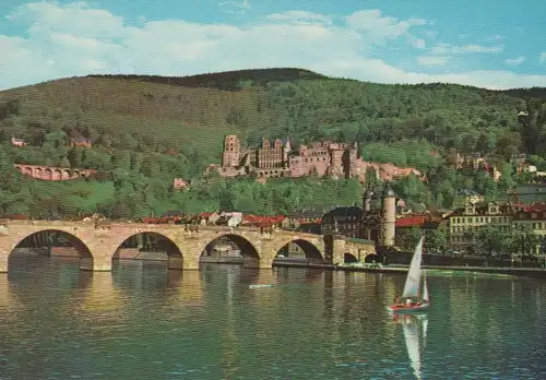 Heidelberg - Alte Neckarbrücke - ca. 1975