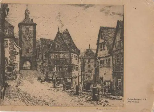 Rothenburg ob der Tauber - Plönlein