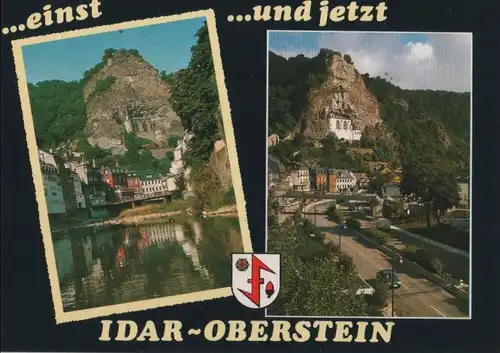 Idar-Oberstein - einst und jetzt - ca. 1995