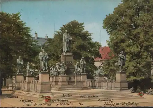 Worms - Lutherdenkmal - 1958