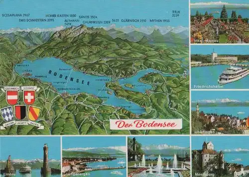 Konstanz - Bodensee u.a. Friedrichshafen - ca. 1975