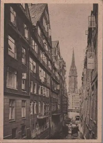 Hamburg - Steckelhörnfleet - ca. 1950