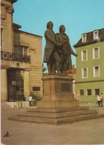 Weimar - Goethe-Schiller-Denkmal - ca. 1985