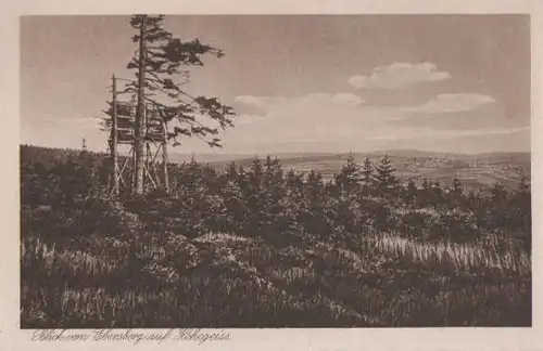 Braunlage - Blick vom Ebersberg auf Hohegeiss - ca. 1935