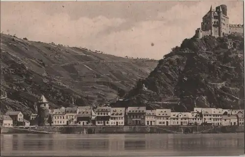 St. Goarshausen - und die Katz - 1906