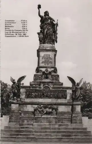 Rüdesheim - Niederwalddenkmal - ca. 1960