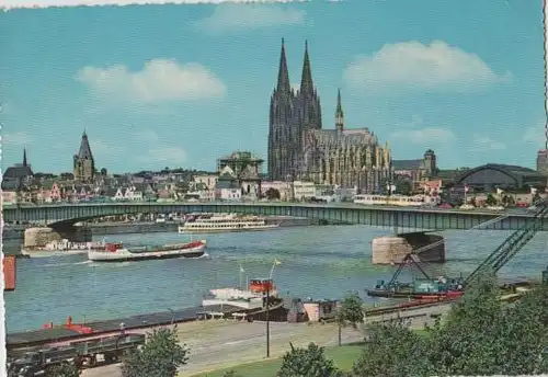 Köln - Dom und Rhein - 1962