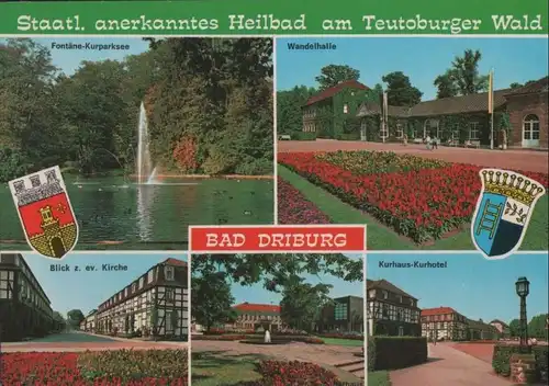 Bad Driburg - u.a. Kurhaus-Kurhotel - ca. 1980