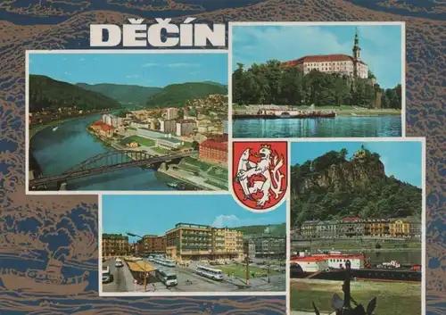 Tschechien - Tschechien - Decin - mit 4 Bildern - ca. 1980