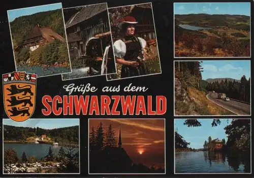 Schwarzwald - 8 Teilbilder - 1974