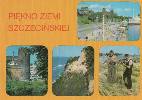 Polen - Polen - Stettin Szczecin - bulwar portowy - ca. 1975