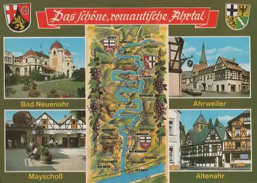 Neuenahr-Ahrweiler - Ahrtal mit Mayschoß und Ahrweiler - 1984