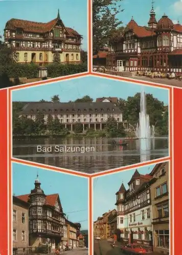 Bad Salzungen - u.a. Henneberger Haus - 1986