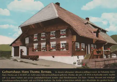 Bernau - Geburtshaus Hans Thoma - 1975