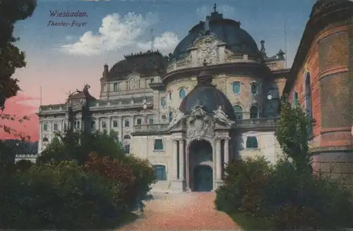 Wiesbaden - Theater-Foyer - ca. 1920