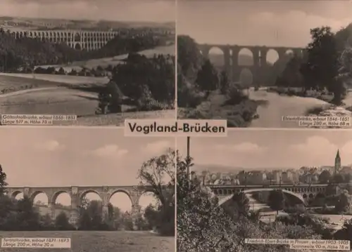 Vogtland - vier Brücken - 1962