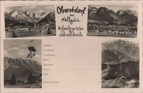 Oberstdorf - u.a. Sesselbahn - 1955