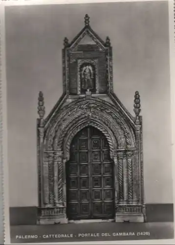 Italien - Italien - Palermo - Cattedrale, Portale del Gambara - ca. 1960