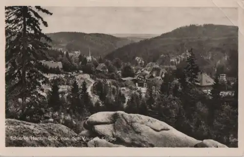 Schierke - Blick von der Vaupels-Klippe - 1954