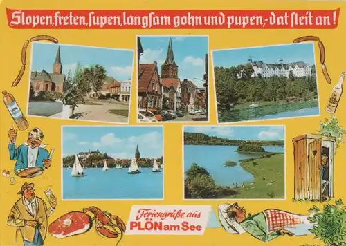 Feriengrüße aus Plön am See - ca. 1975