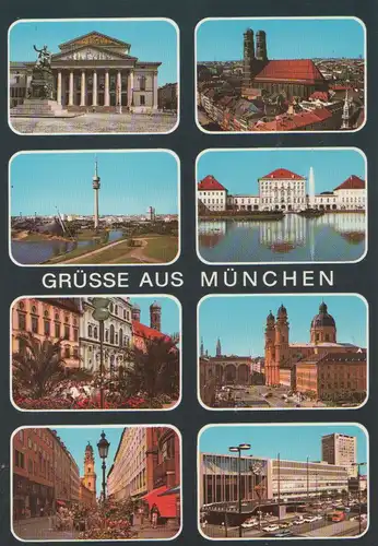 München - mit 8 Bildern - ca. 1980
