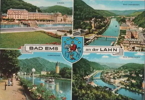 Bad Ems - u.a. Blick lahnabwärts - 1971