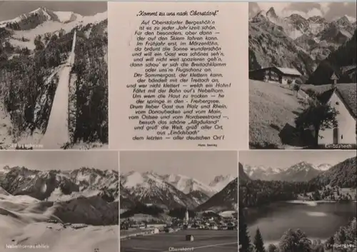 Oberstdorf - mit 5 Bildern - ca. 1960