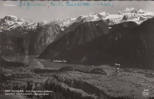 Österreich - Österreich - Bad Goisern - gesehen von Sessellift-Bergstation - 1962