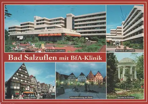 Bad Salzuflen - u.a. Abendstimmung am Markt - 1995