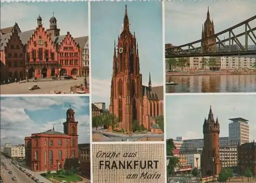 Frankfurt Main - u.a. Römer - 1958
