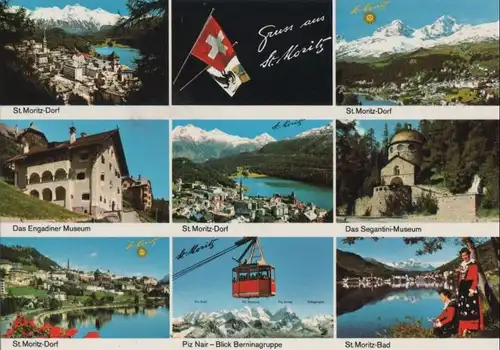 Schweiz - Schweiz - St. Moritz - u.a. Dorf - ca. 1980
