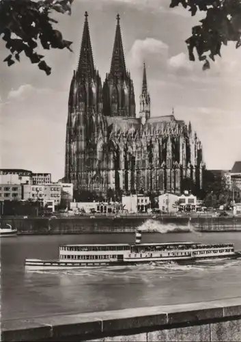 Köln - Dom und Rheinufer - ca. 1960
