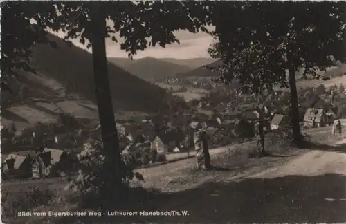 Ilmenau-Manebach - Blick vom Elgersburger Weg