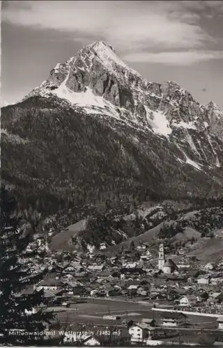 Mittenwald - mit Wetterstein - 1961