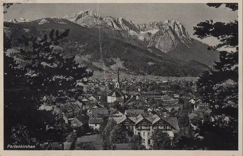Garmisch-Partenkirchen - gegen Alpspitze - 1937