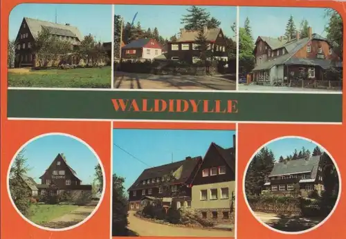 Falkenhain - Waldidylle, u.a. Gaststätte Erzgebirgsbaude - 1983