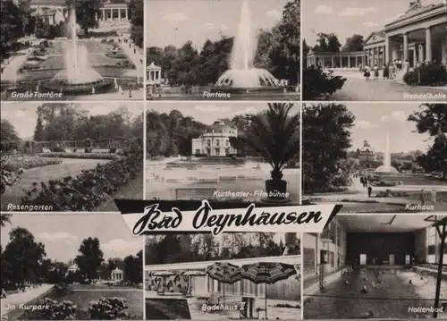 Bad Oeynhausen - u.a. Fontäne - 1974