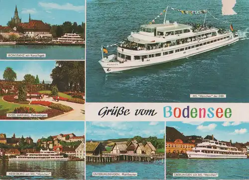 Bodensee - mit MS München der DBB - ca. 1975
