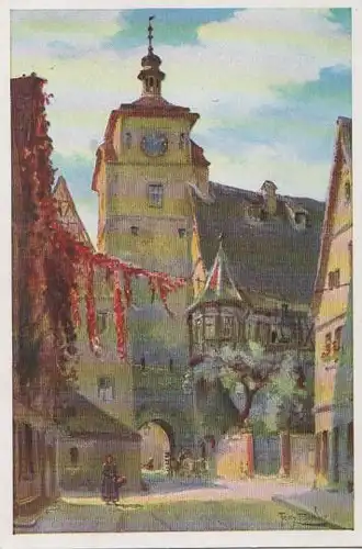 Rothenburg - Weißer Turm - ca. 1935