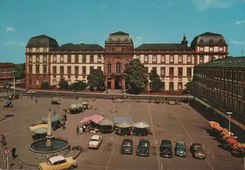 Darmstadt - Schloß und Marktplatz - ca. 1975