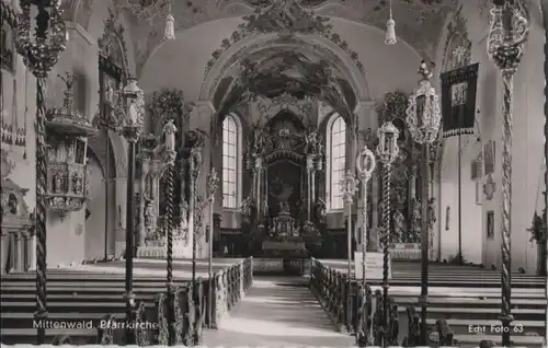 Mittenwald - Pfarrkirche - ca. 1955