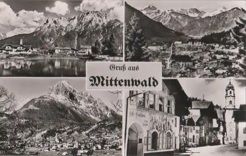 Gruß aus Mittenwald - 1960