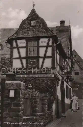 Rüdesheim - Drosselgasse - ca. 1960