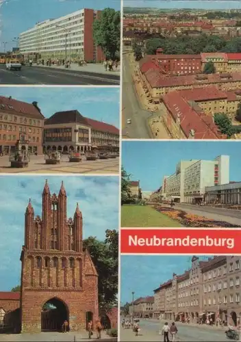 Neubrandenburg - u.a. Hotel Vier Tore - 1980