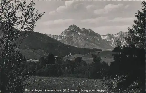 Bad Kohlgrub - Klammspitze mit Saulgruber Kirchen - 1960